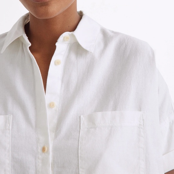 Madewell Linen top NWT - Picture 2 of 5